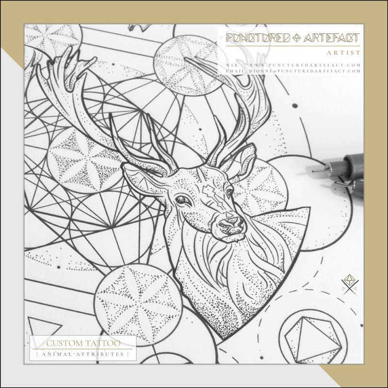Animal Attributes | Tattoo Design | Punctured Artefact