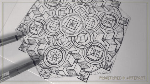 | Large Tattoo Design | Torso | 2018 | Chakra Totem | Geometric Mandala |