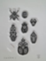 Thumbnail: Swarm 1_Entomology Etching_Punctured Artefact_Dionne Marshall