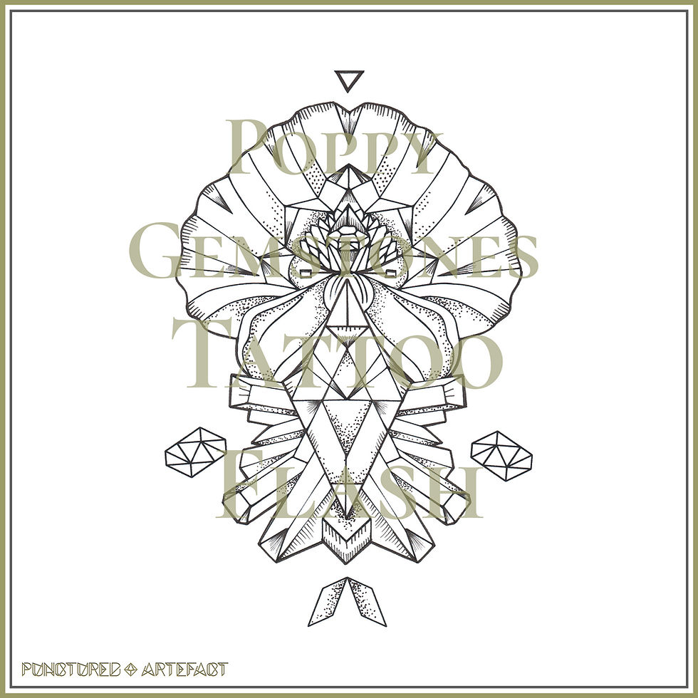 BOTANICAL 5 | Poppy Gemstones