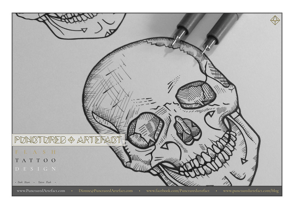 Thumbnail: SKULL 1 | Dark Heart
Tattoo Flash Image 3