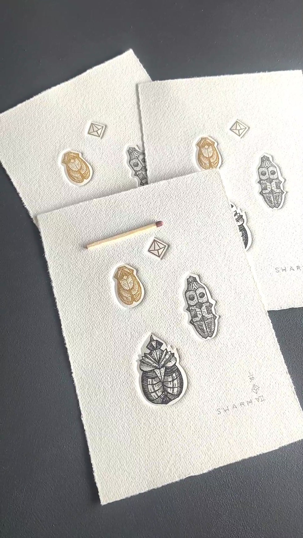 Thumbnail: Swarm 7_Beetle Etching _ Punctured Artefact_Dionne Marshall