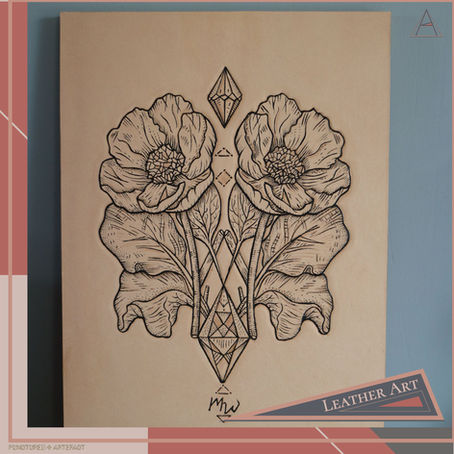 LEATHER ART | Poppy Duo