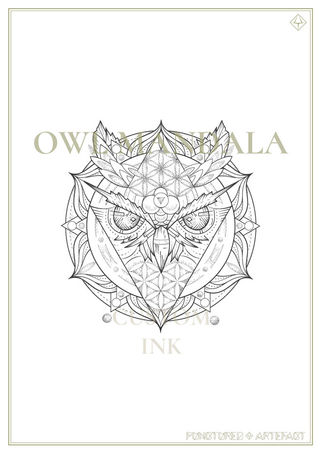 CUSTOM INK | Owl Mandala