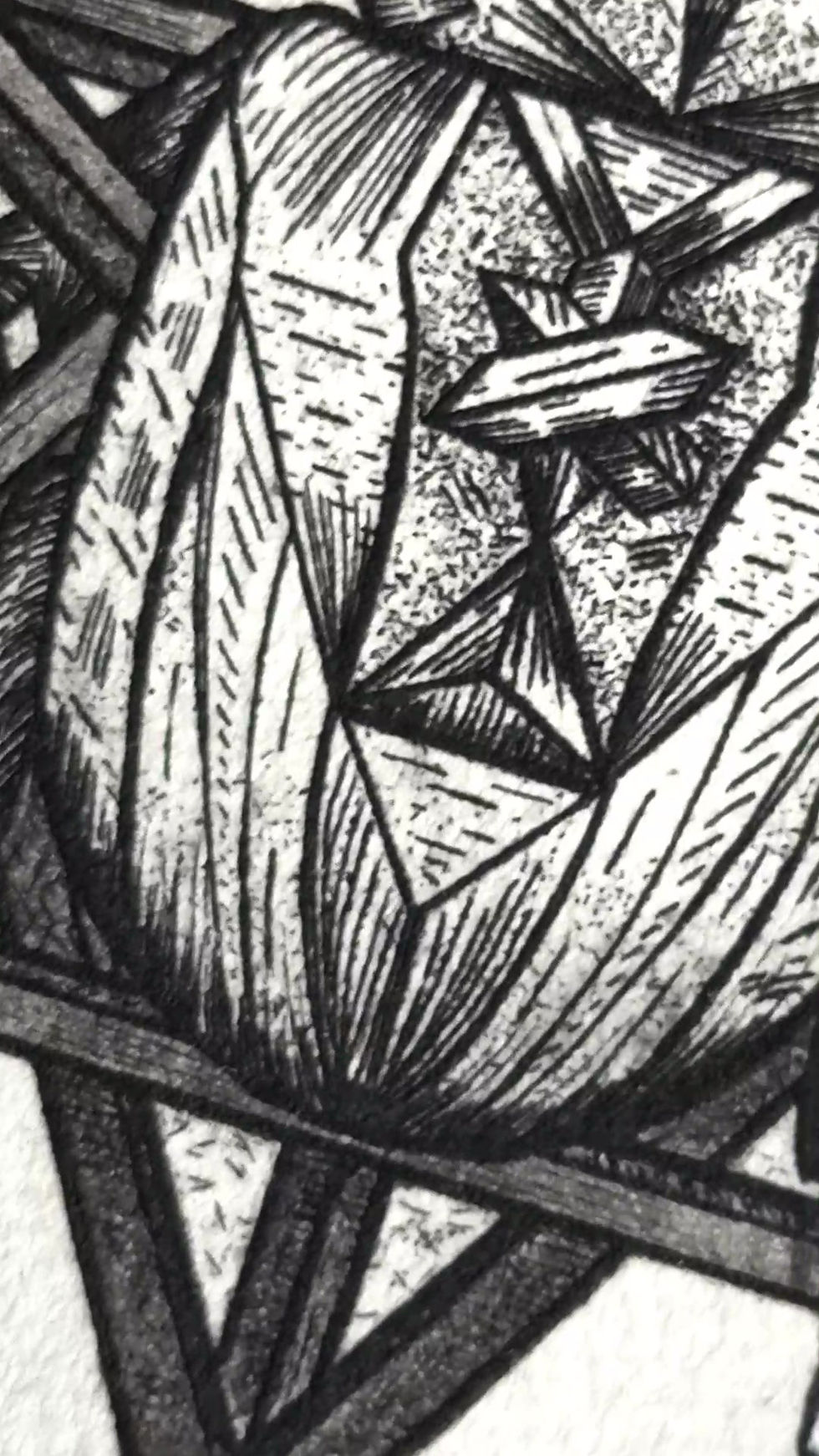 Thumbnail: Equilateral _Beetle Etching With Aquatint_Dionne Marshall, Punctured Artefact