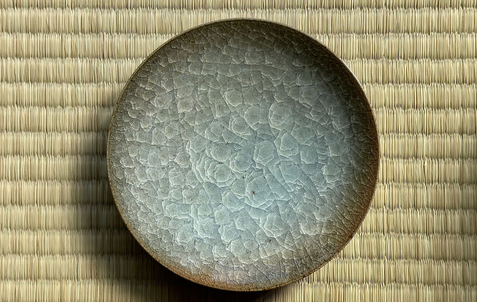 窯変青瓷皿