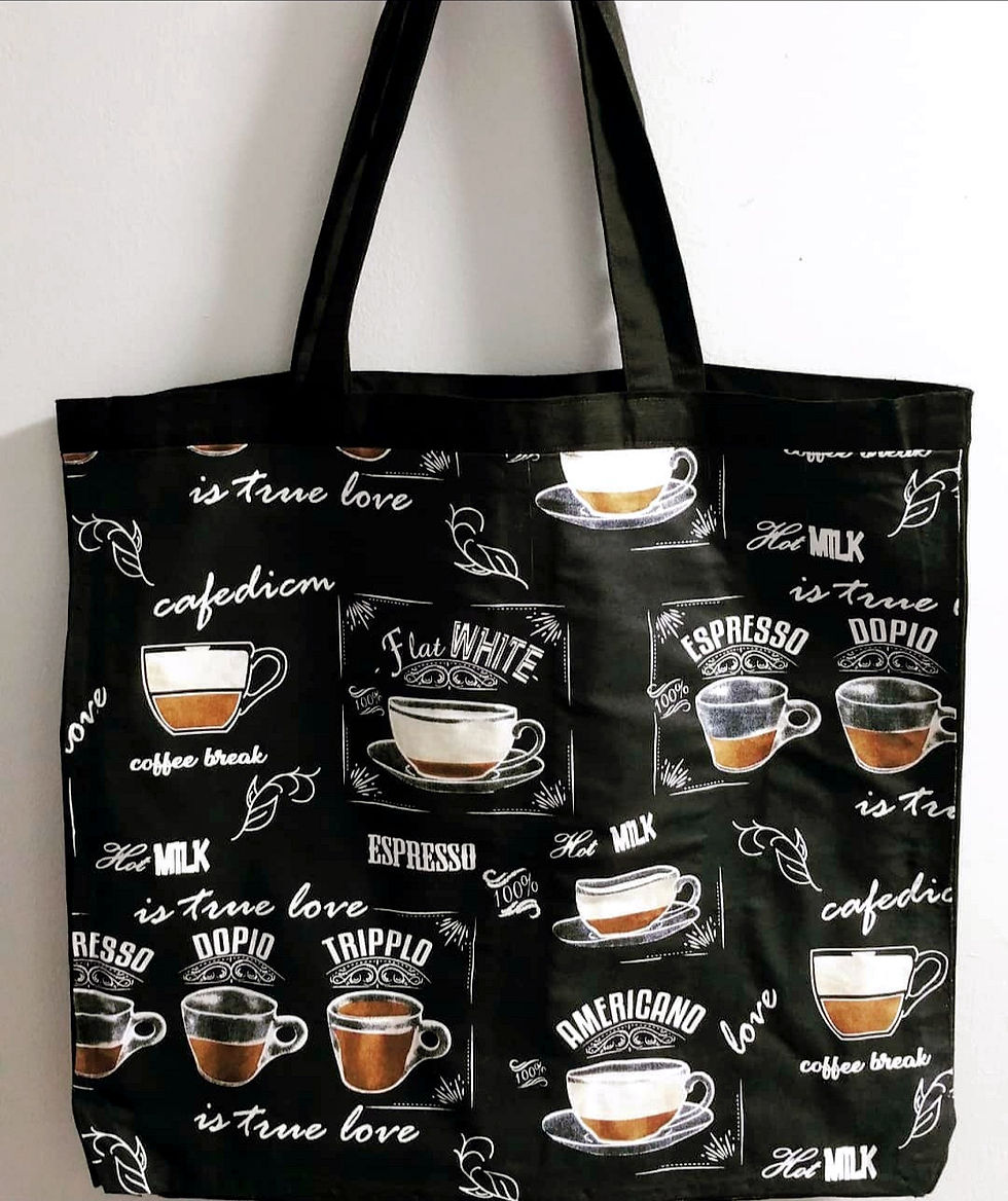 "Coffee Time II" Canvas Tote Bag