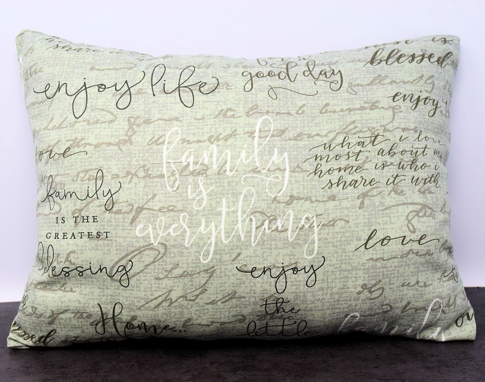 "Inspiration" No-Sew Throw Pillow