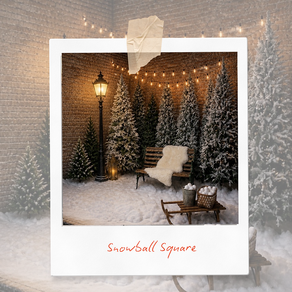 White Vintage Polaroid Collage Christmas Instagram Post - 4