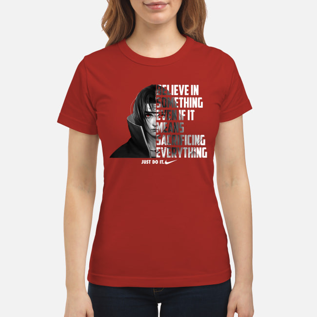 Nice : Itachi Uchiha Nike Just Do It shirt