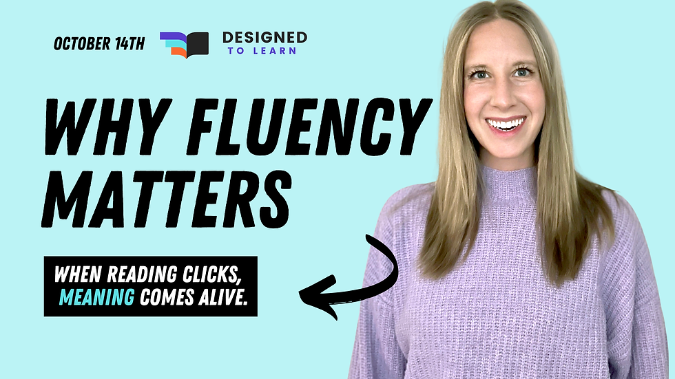 Why Fluency Matters (When Reading Clicks, Meaning Comes Alive)