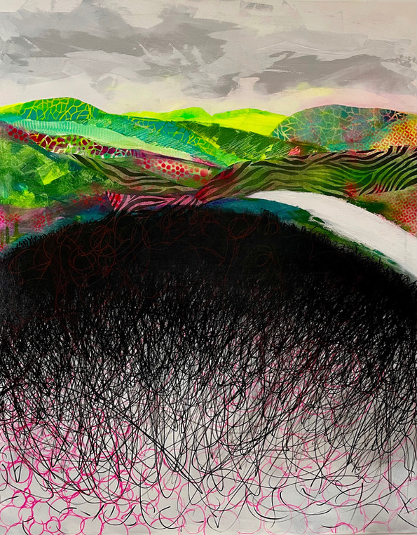 Kafka's landscape | Mixed Media