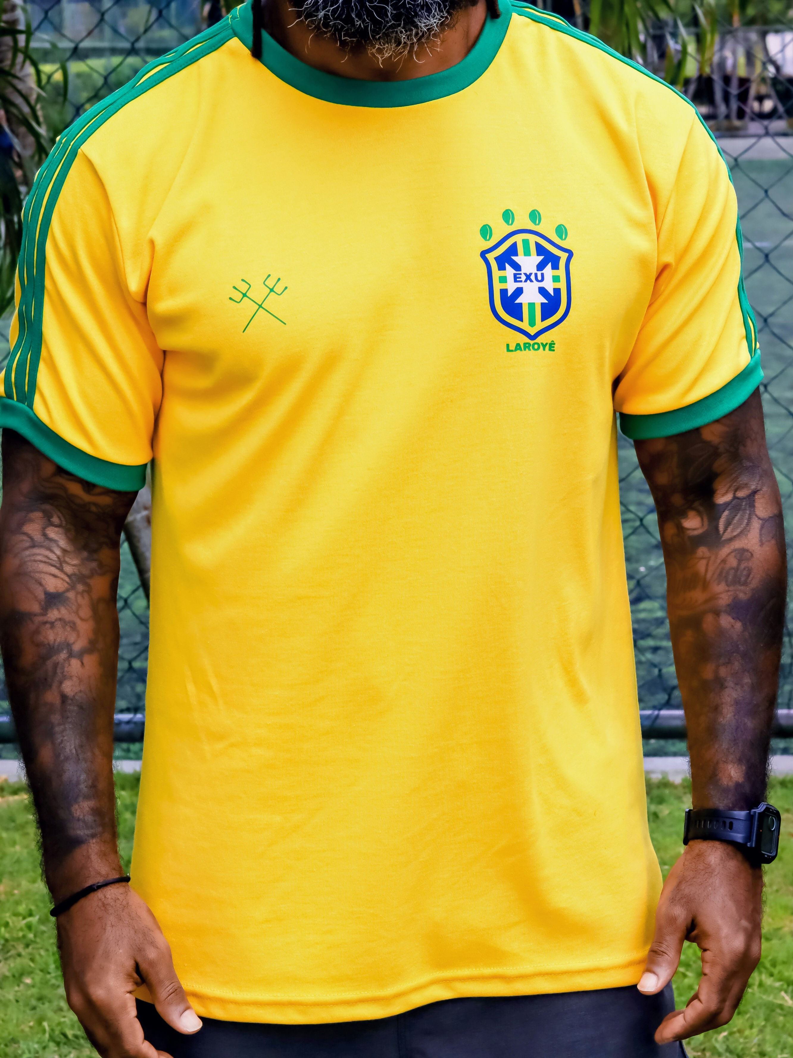 CAMISETA LAROYÊ BRASIL MALHÃO 
