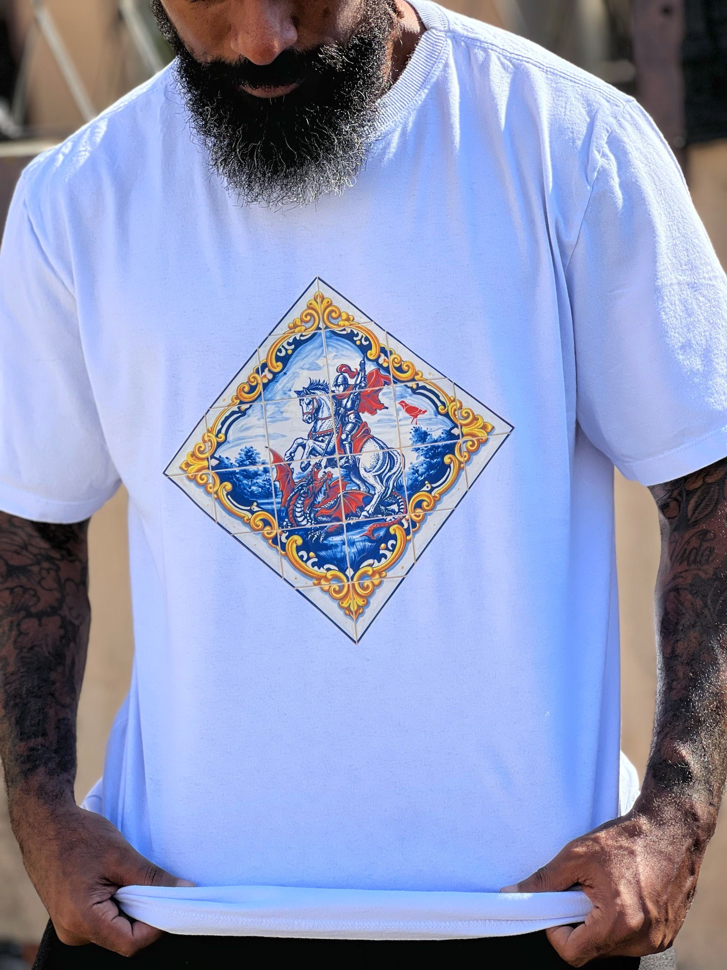 CAMISETA SÃO JORGE LADRILHO SUBURBANO