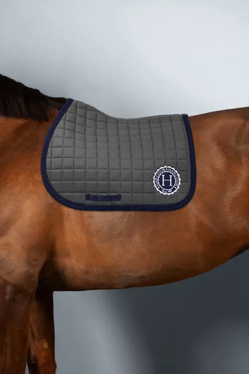 TAPIS DE SELLE GRIS SAFINE-HARCOUR X KASSSTORE
