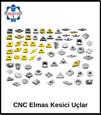 CNC Elmas kesici uçlar toplu görünüm