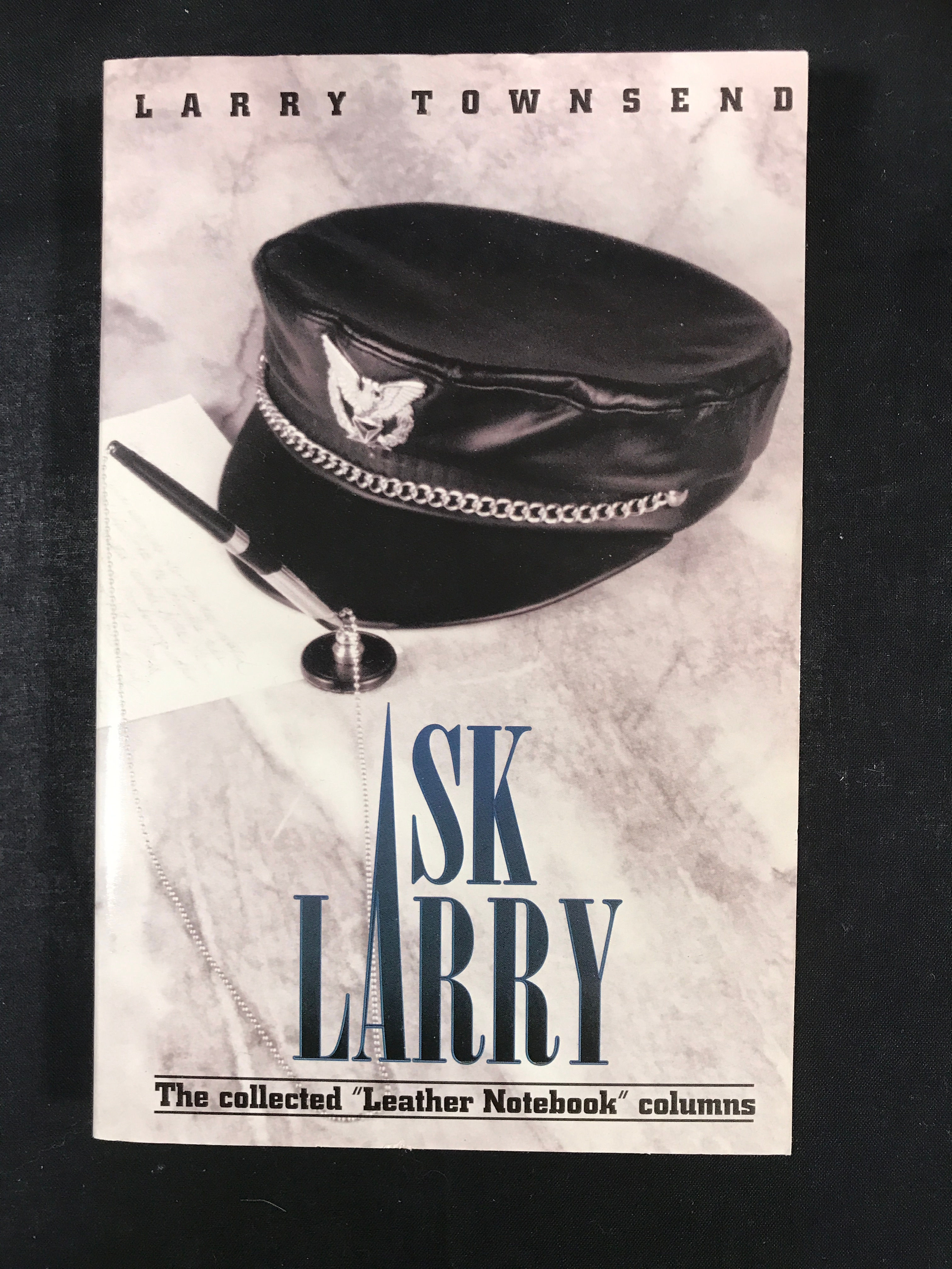 ASK LARRY by Larry Townsend 1995 Signed 1st Printing Leather Notebook #2