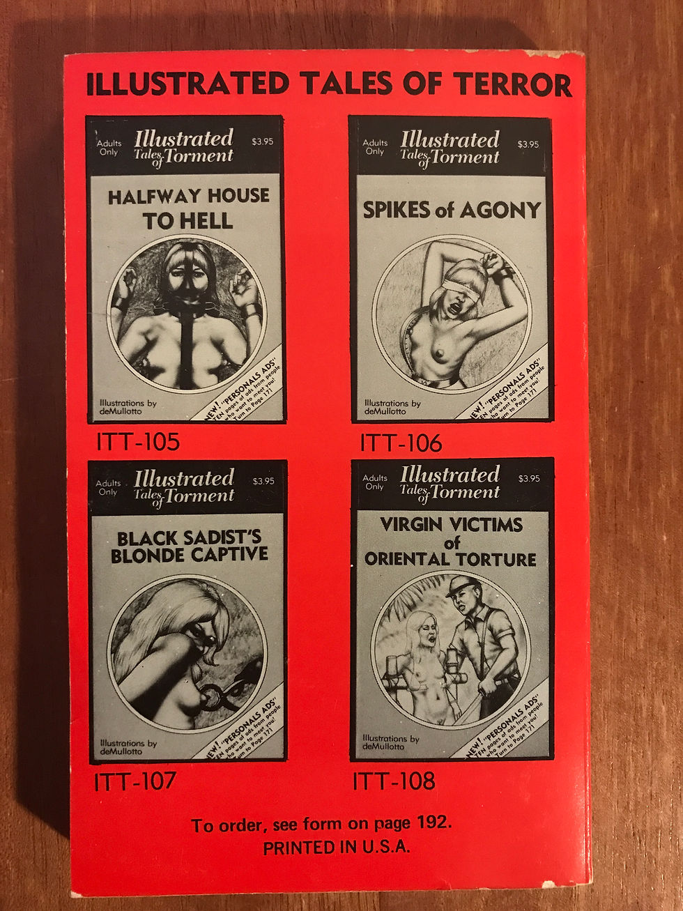 Thumbnail: 1983 Illustrated Pulp Book “THE DUNGEONS OF SKULL ISLAND” Bizarre Library BZ-120