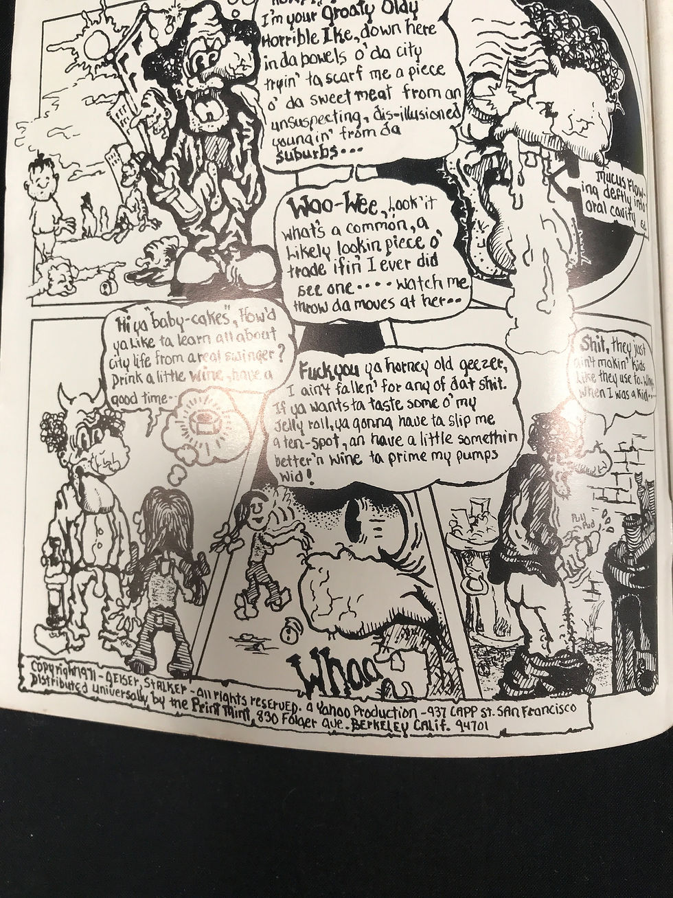 Thumbnail: Bum Wad #1 Comic Book 1st Printing Underground Comix 1971 Dave Geiser