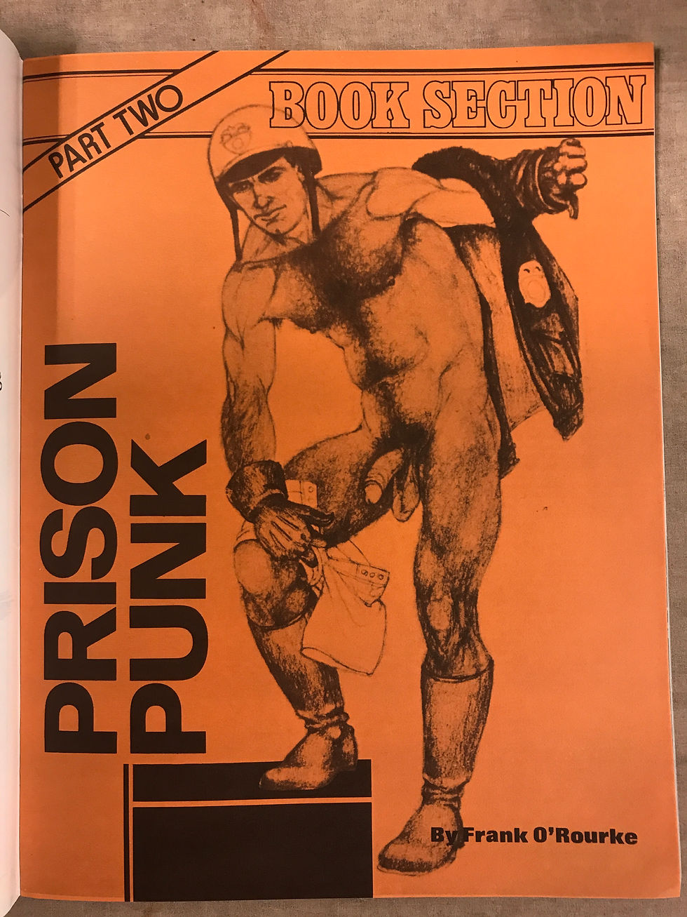 Thumbnail: Drummer #28 Gay Men's Mag Leather Fetish 1978, Bill Ward Art, Poster Intact