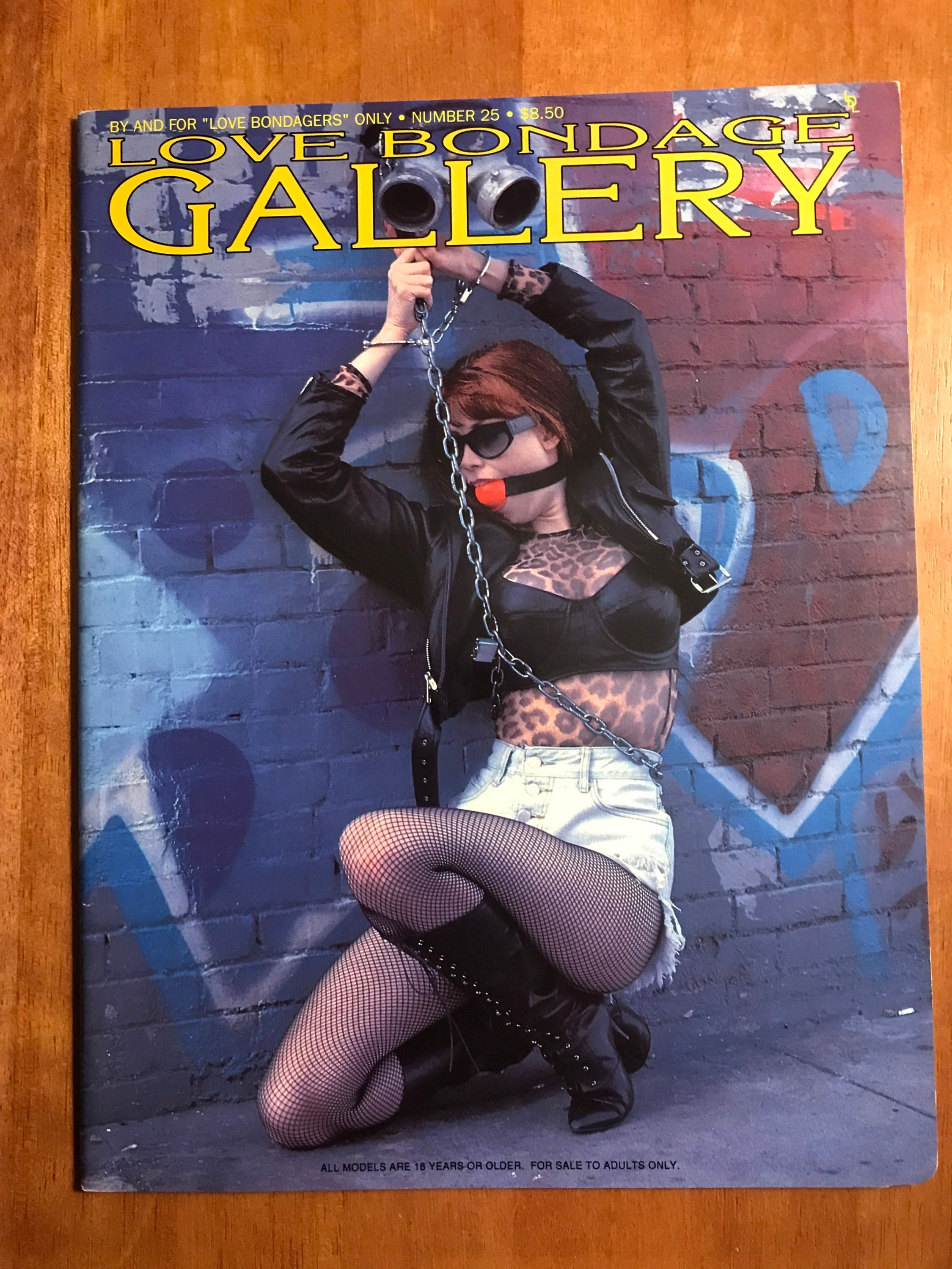 LOVE BONDAGE GALLERY #25, 1993, LDL Harmony Female Bondage Magazine