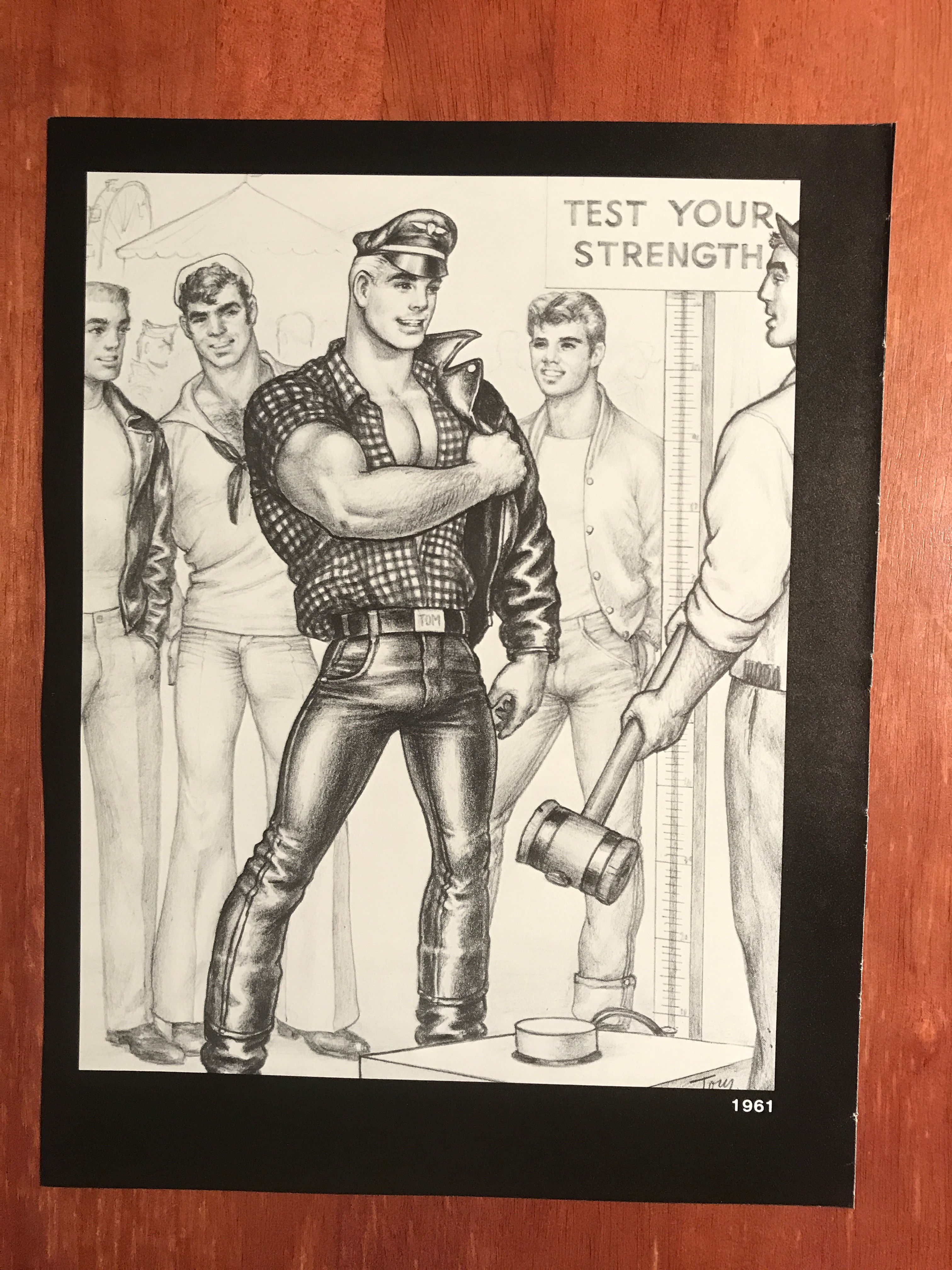 Tom of Finland Art Print Retrospective #1, 1988 TF24