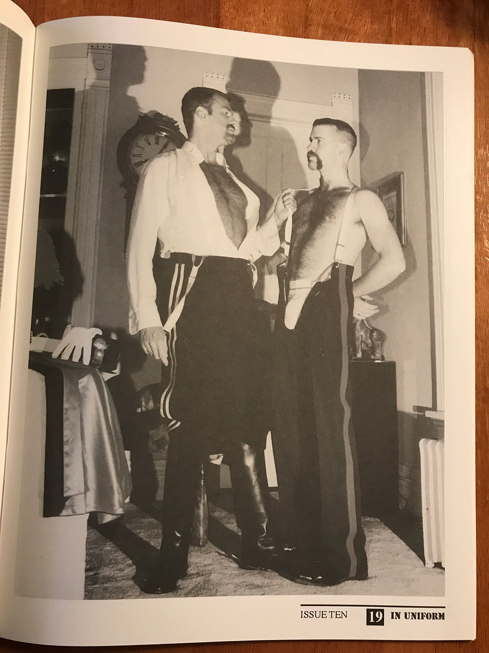 Thumbnail: Mens Gay Interest Magazine IN UNIFORM #10 MINT Uncirculated Andy Mangels 1997