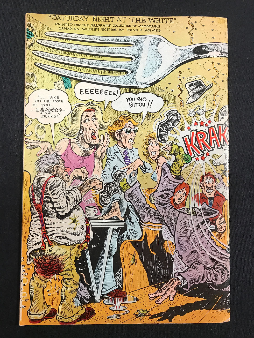 Thumbnail: White Lunch Comix #1 1972 Underground Comics Rand Holmes Jim Jones Rip Off Press
