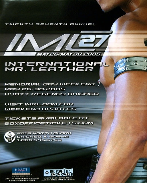 International Mr. Leather Poster for 2005 IML Chicago