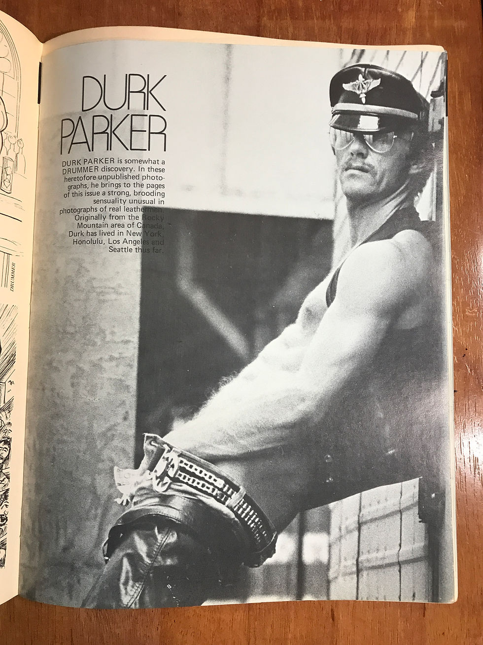 Thumbnail: Drummer #15 Gay Men's Leather Magazine 1977 Macho Male
