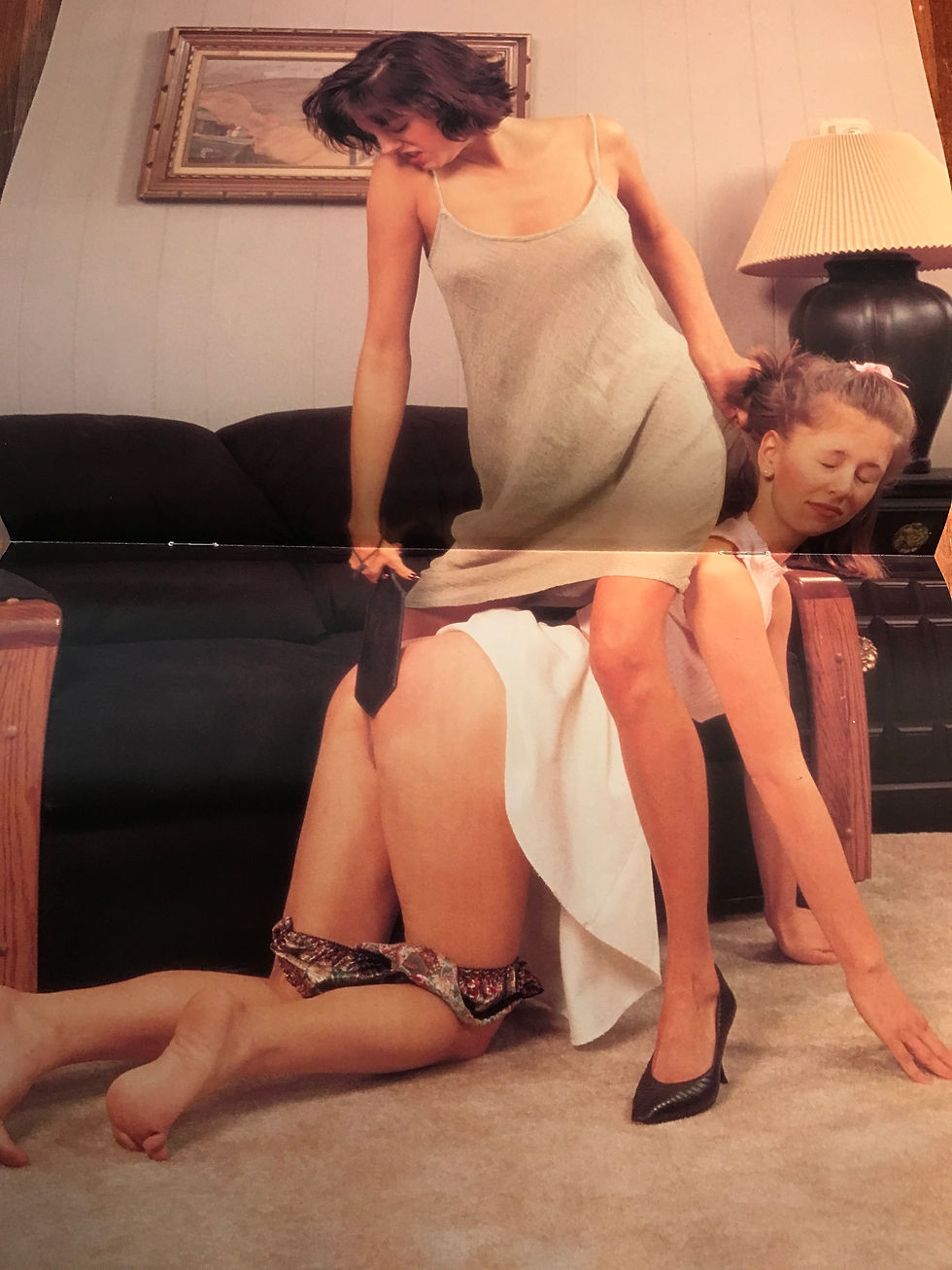 Thumbnail: SPANK HARD #16 1996 LDL Female Spanking Bondage Magazine