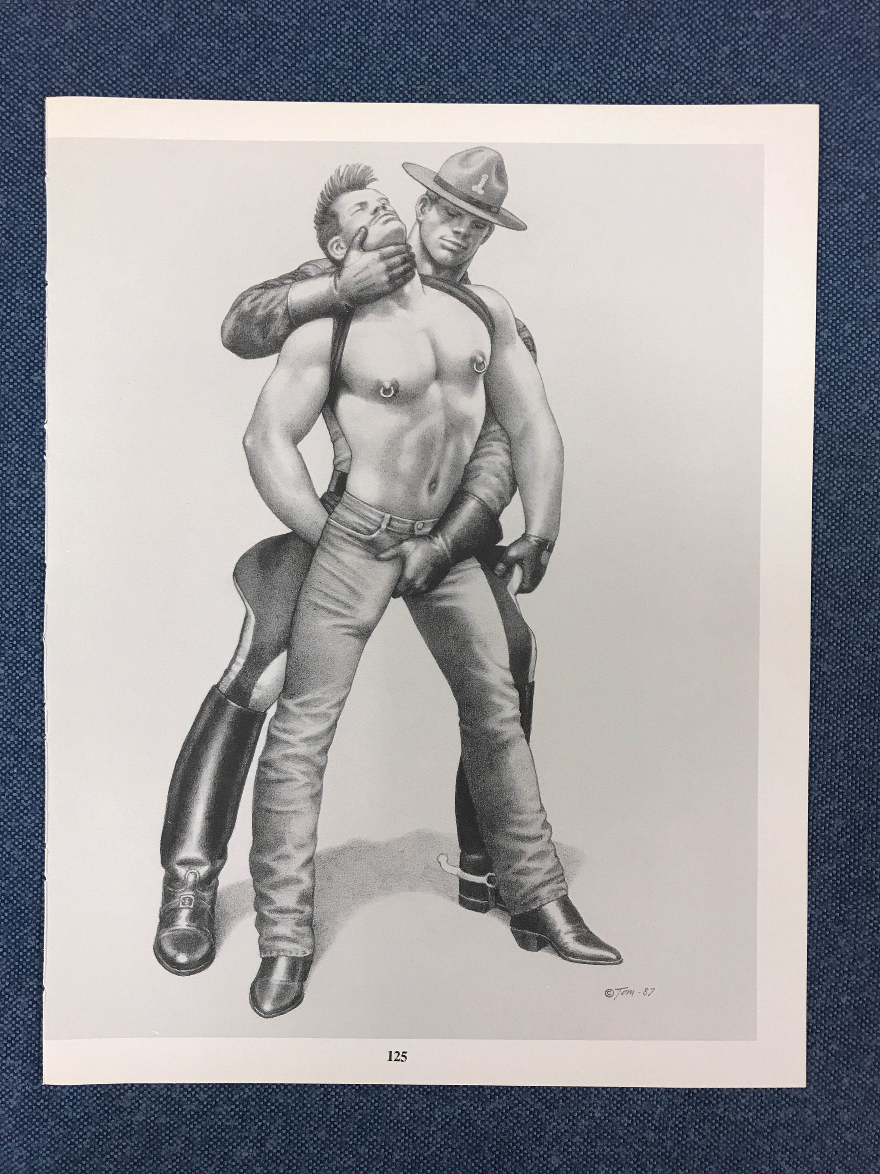 Art Page/Print TOM of FINLAND Retrospective #2 From Behind, Cock Feast TF126