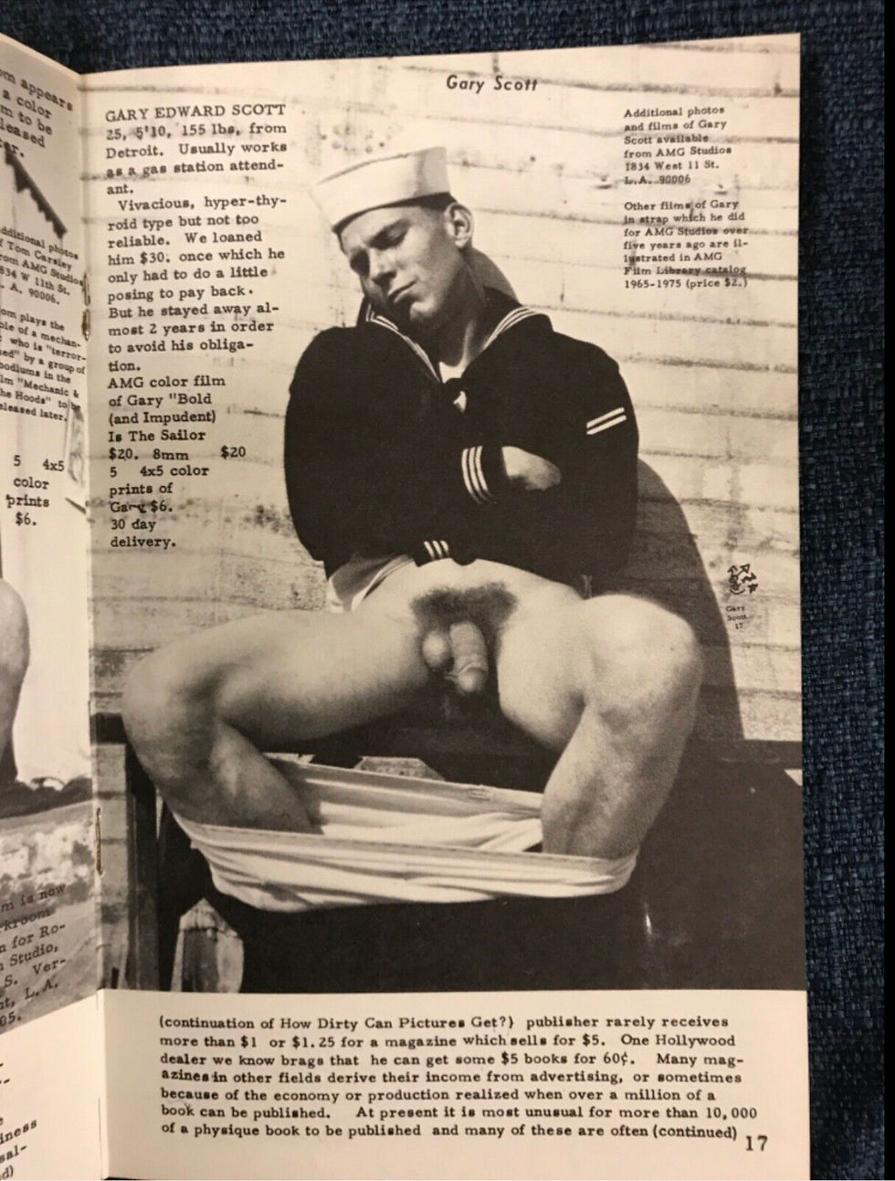 Thumbnail: Physique Pictorial Vol.18 No.1 1970 Original Uncirculated Bob Mizer Estate