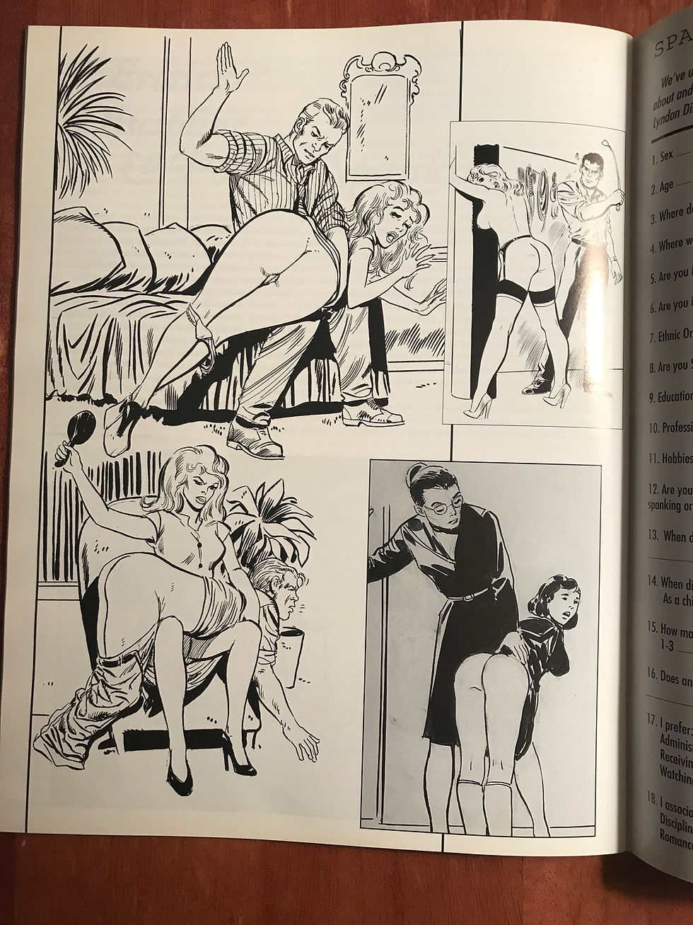 Thumbnail: SPANK HARD #18 1999 LDL Female Spanking Bondage Magazine