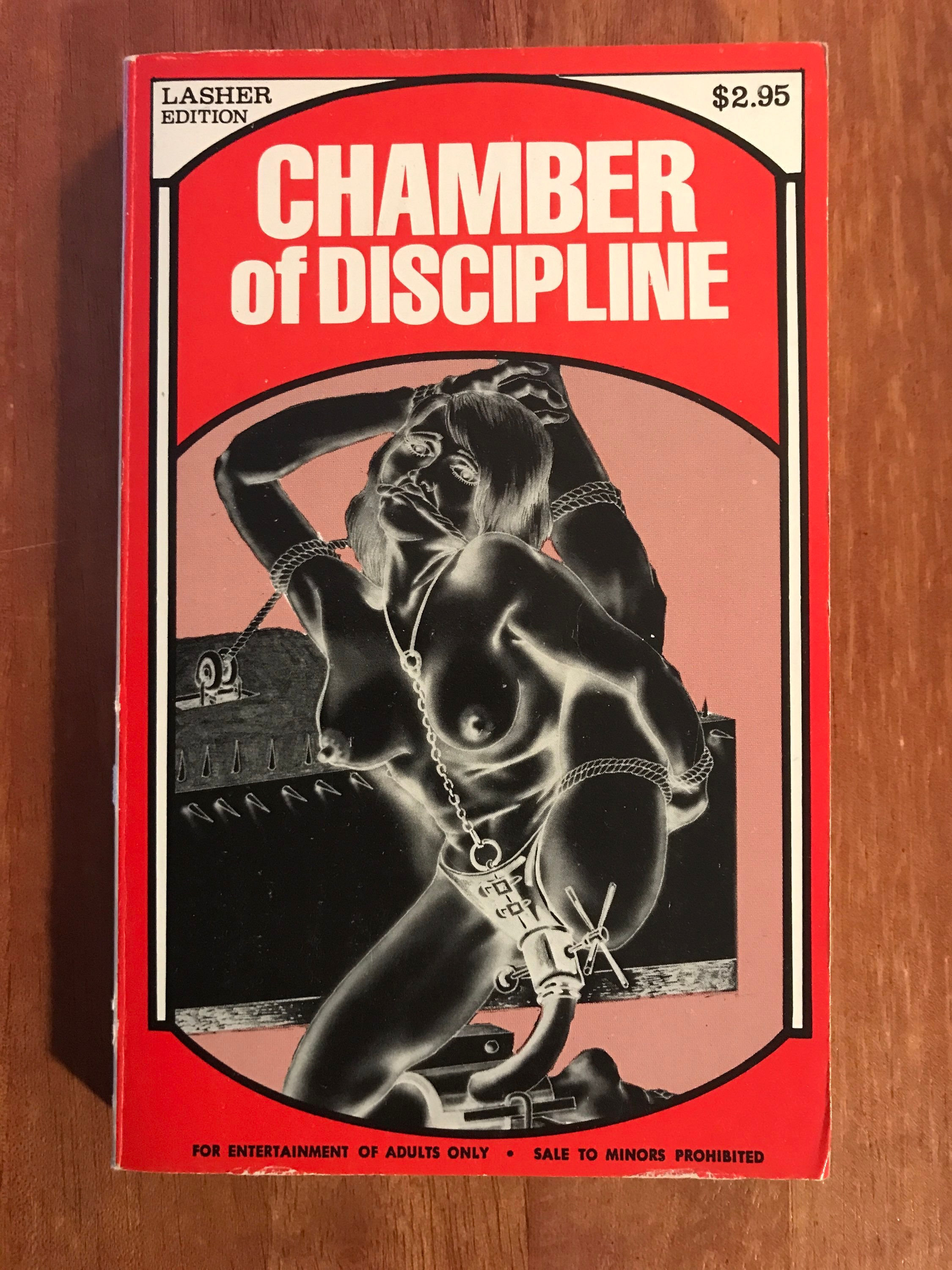 Illustrated 1979 Pulp Sleaze Book “CHAMBER OF DISCIPLINE” Lasher Edition LE-9