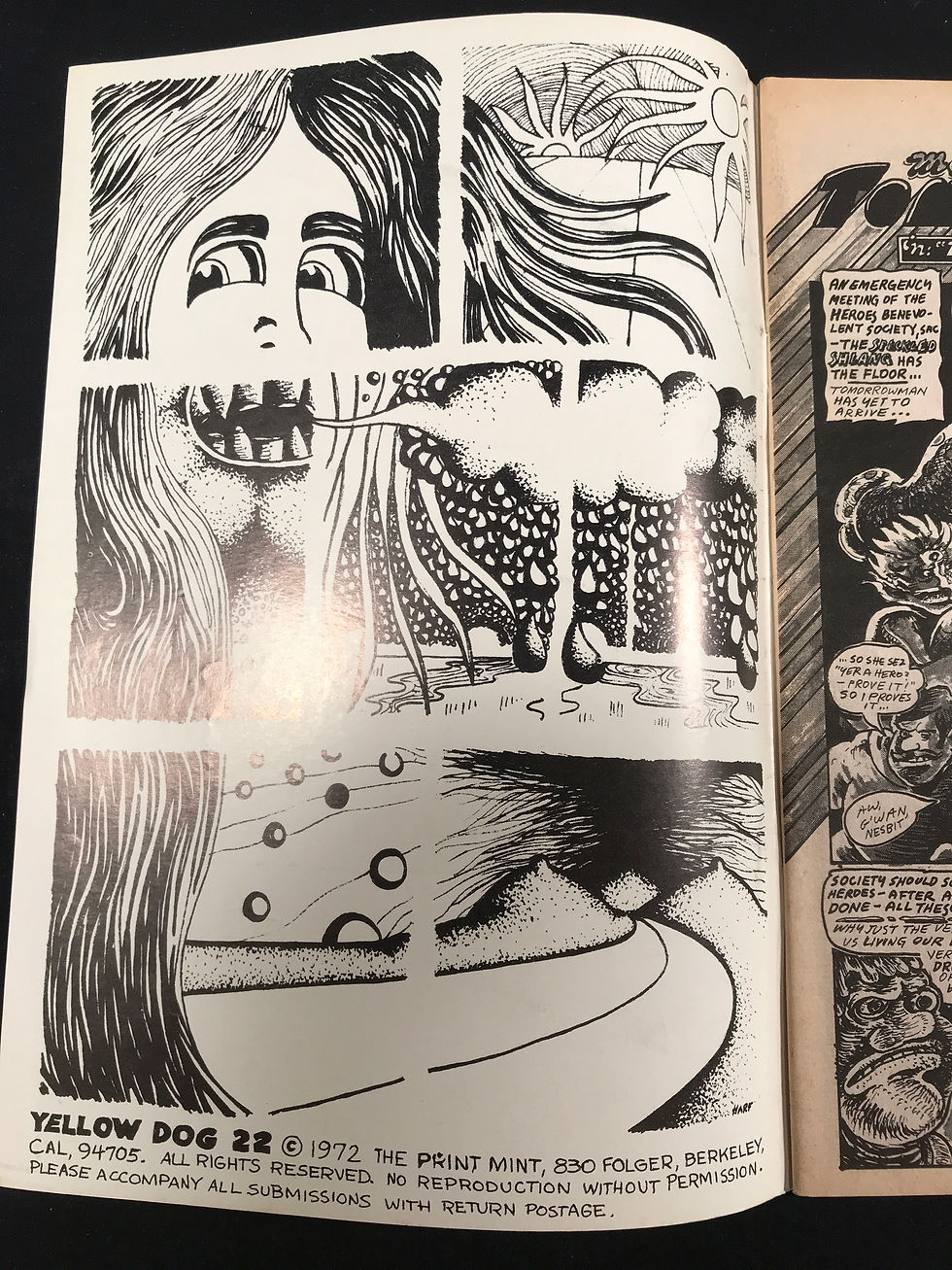 Thumbnail: Yellow Dog Comic Comix #22 Print Mint 1972, Underground, Jim Evans Cover Art