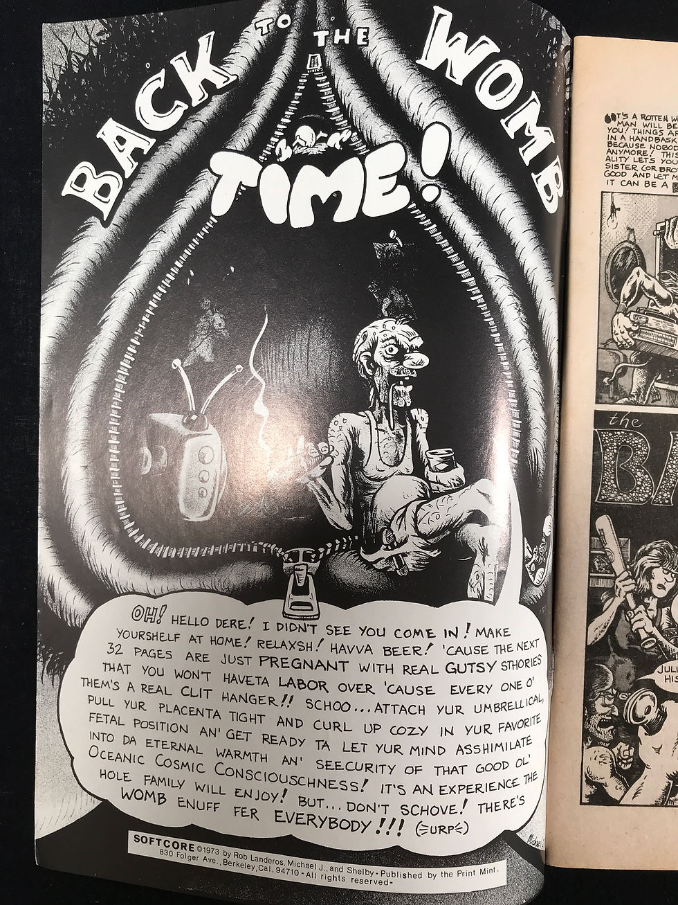 Thumbnail: Softcore Underground Comic Comix 1973 Print Mint 1st Printing Rob Landeros Cover