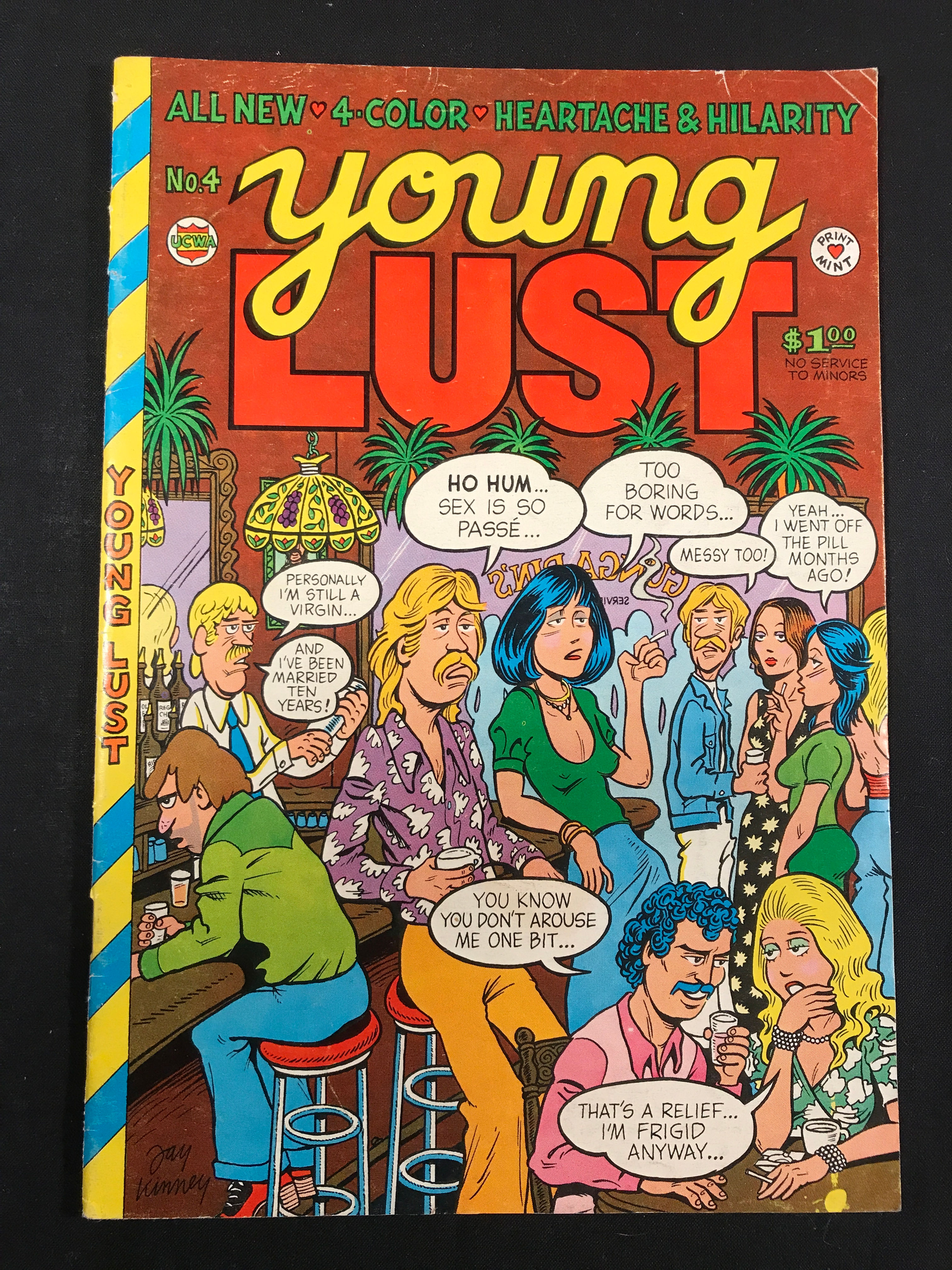 Young Lust #4 - First Printing, 1974 Print MInt, Bill Griffith