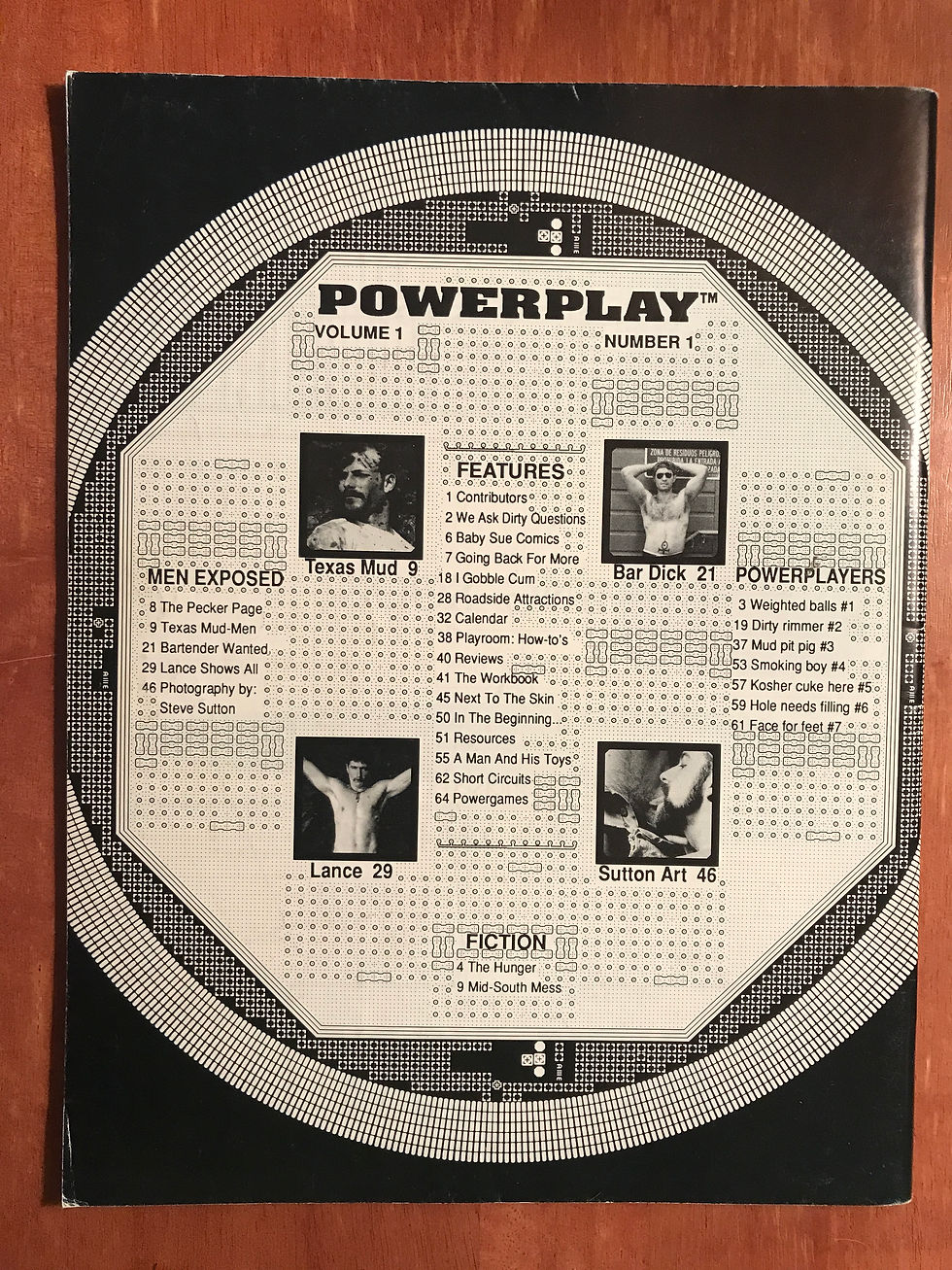 Thumbnail: Gay Men's Magazine, POWERPLAY #1 Premier Issue 1991 Brush Creek Media