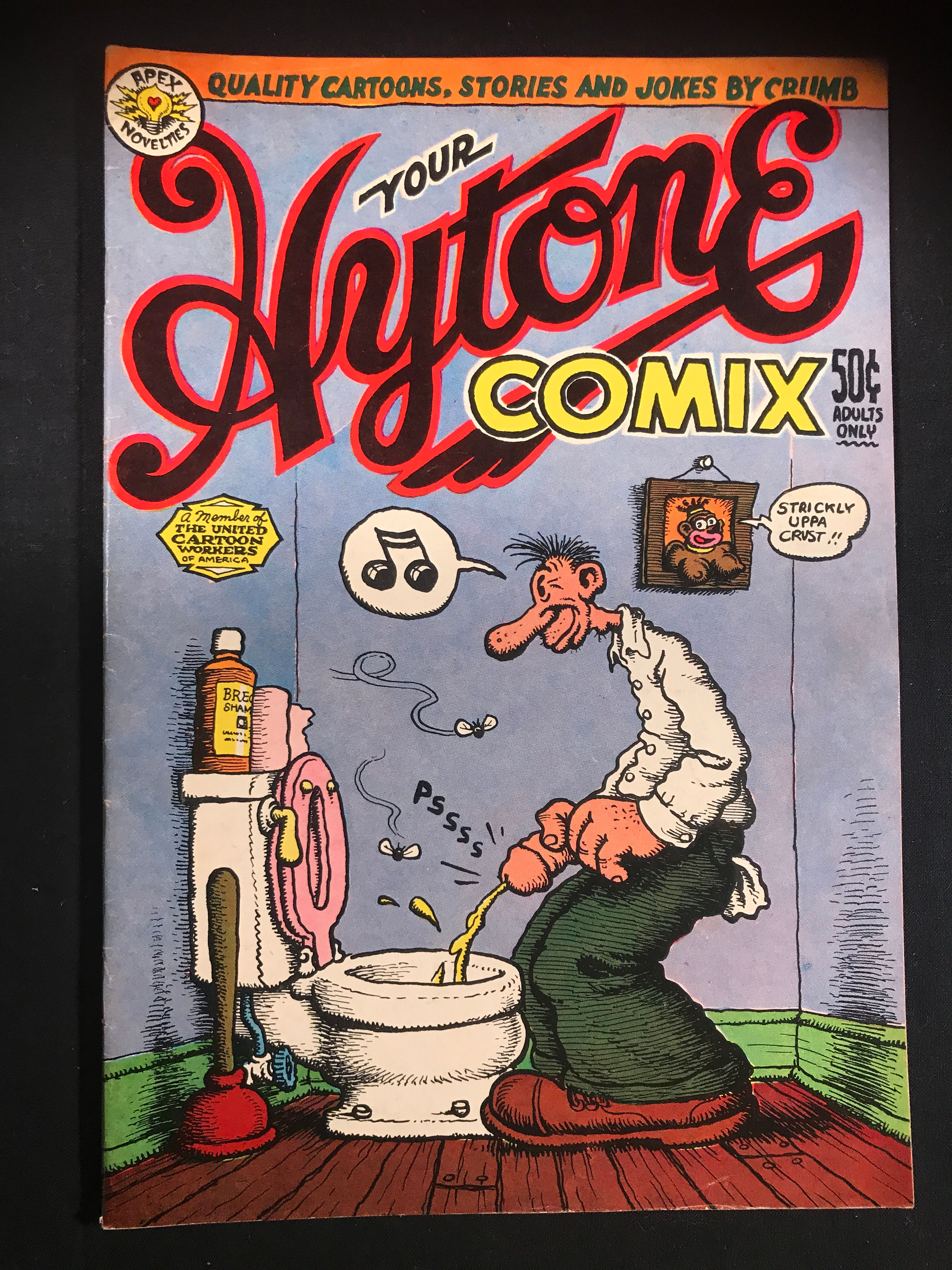 Your Hytone Comix #1 February 1971, 1st Printing Apex Novelties, Robert Crumb