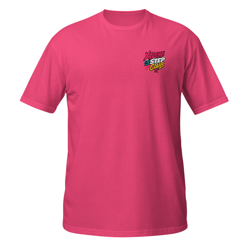 Thumbnail: Xtreme Step Club Retro Tee | Classic Logo (Pink)