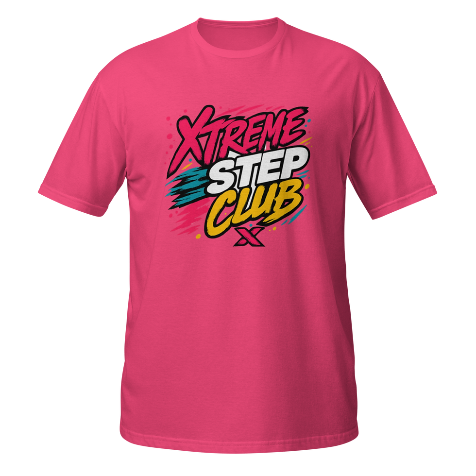Thumbnail: Xtreme Step Club Retro Tee | Statement Logo (Pink)
