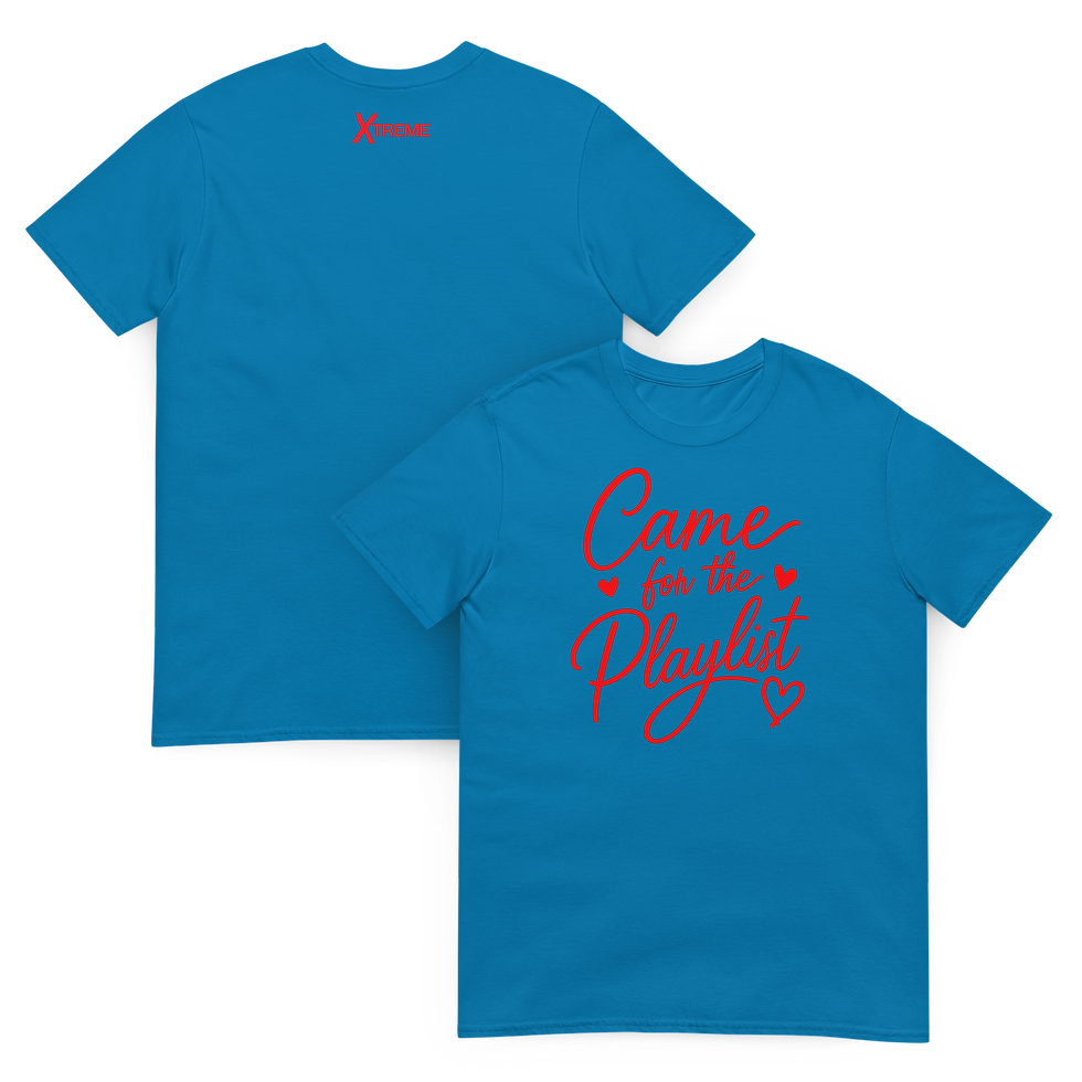 Thumbnail: Came for the Playlist in Red! Short-Sleeve Unisex T-Shirt