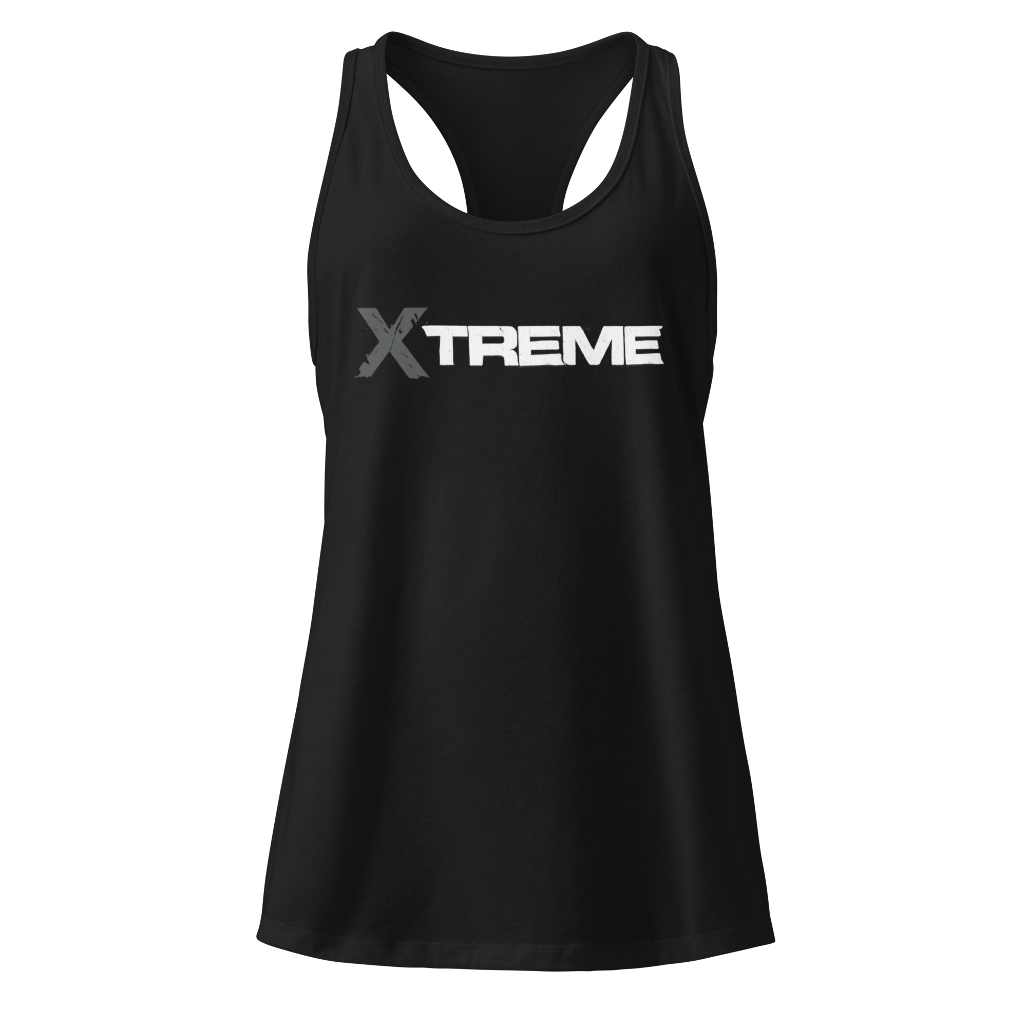 Charcoal Xtreme Women’s fitted racerback tank top