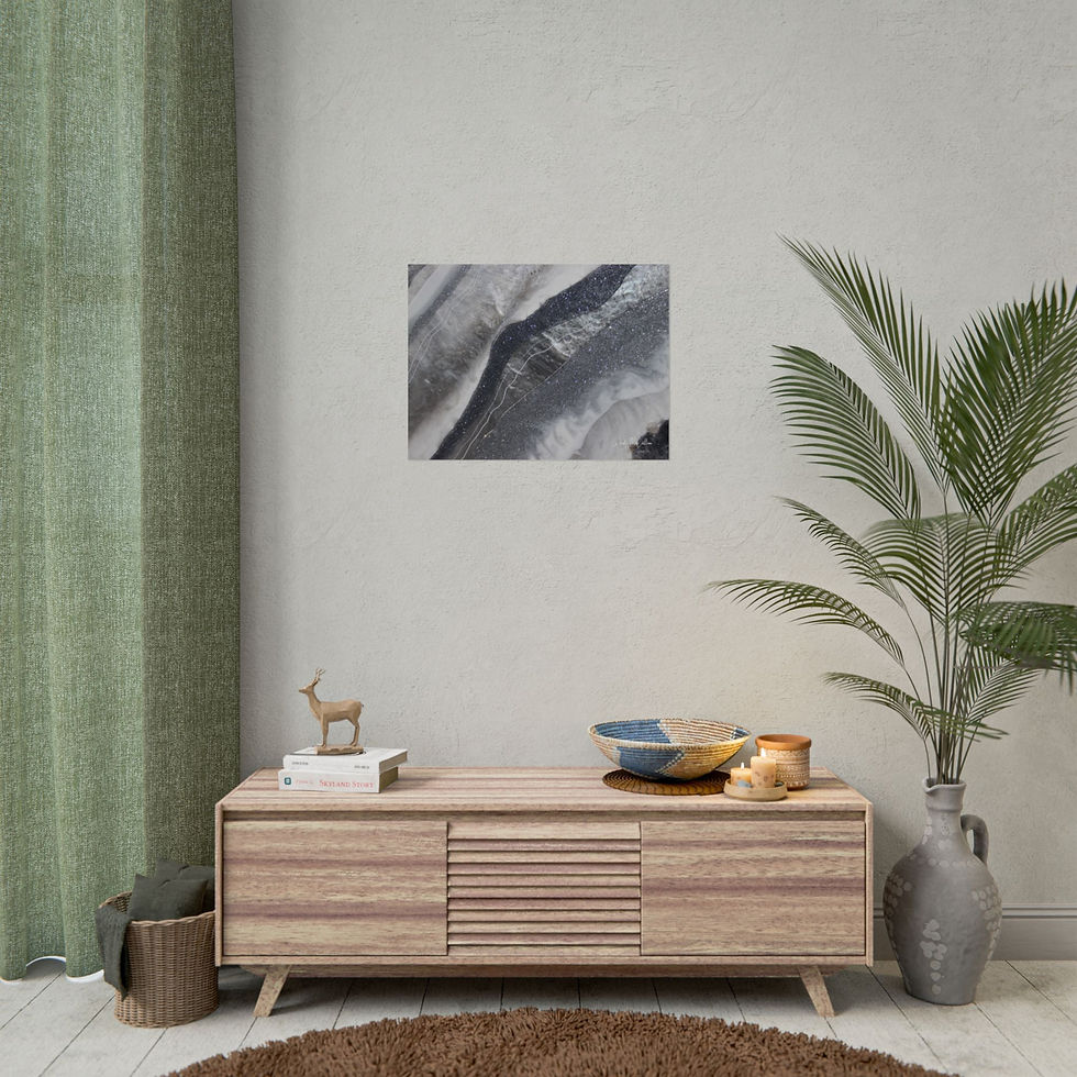 Thumbnail: Grey Moonstone Fine Art Print - Grace
