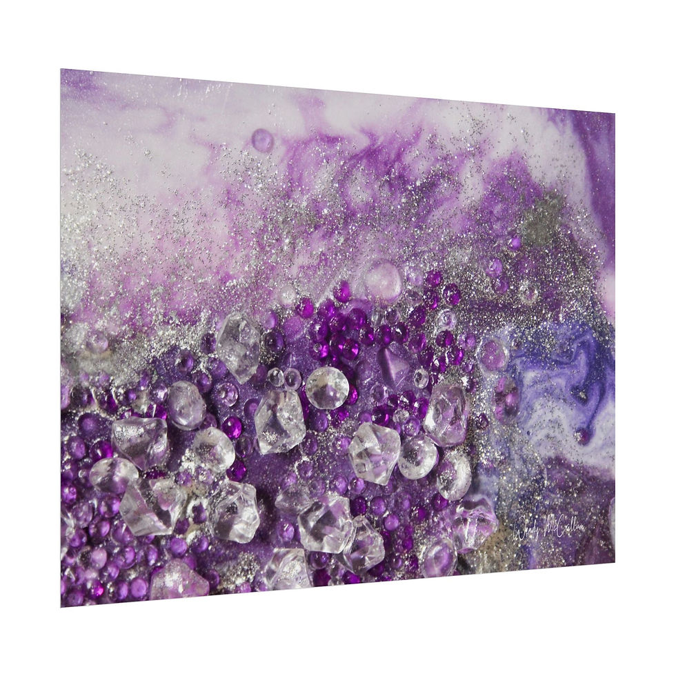 Thumbnail: Amethyst Dreams Fine Art Print - Elegance