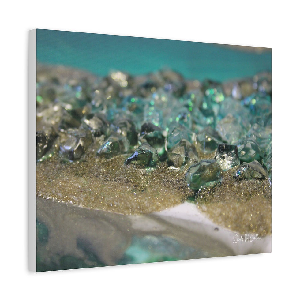 Thumbnail: Dioptase Canvas Wall Art - Elegance