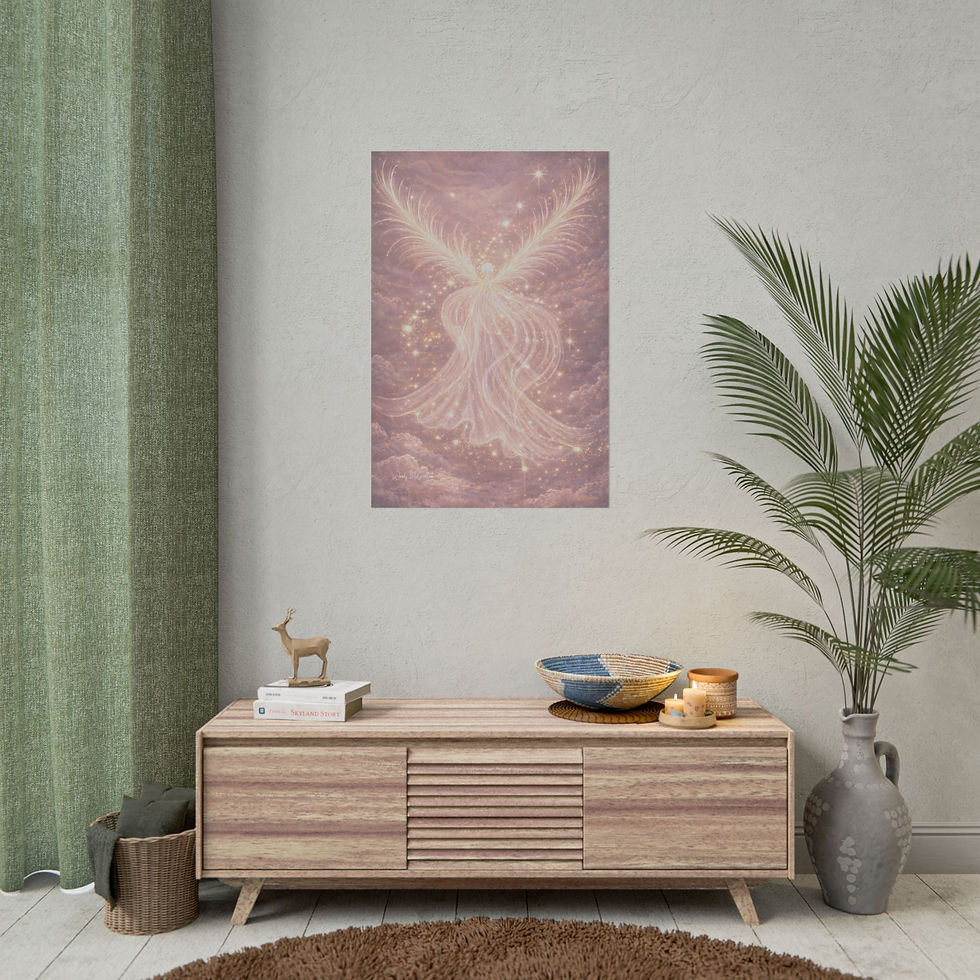 Thumbnail: Archangel Chamuel – Fine Art Print | Angel of Love, Peace & Emotional Healing