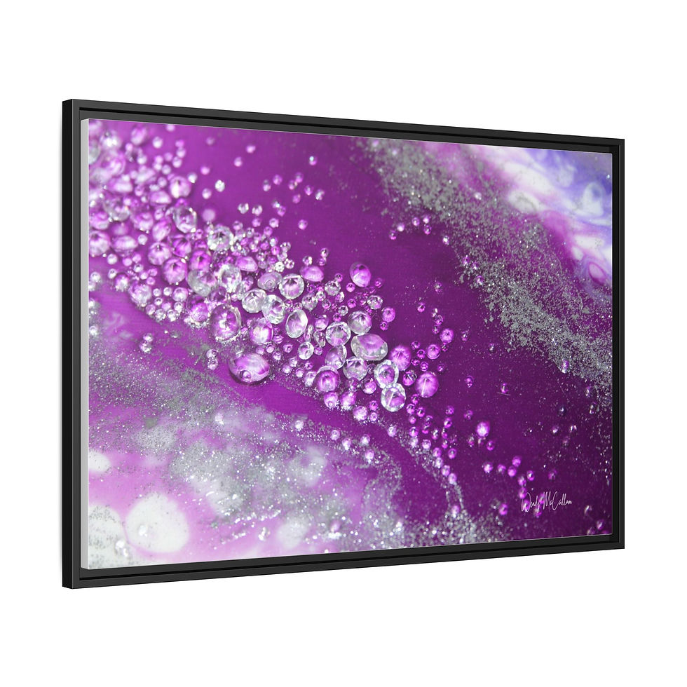 Thumbnail: Amethyst Dreams Framed Print - Grace