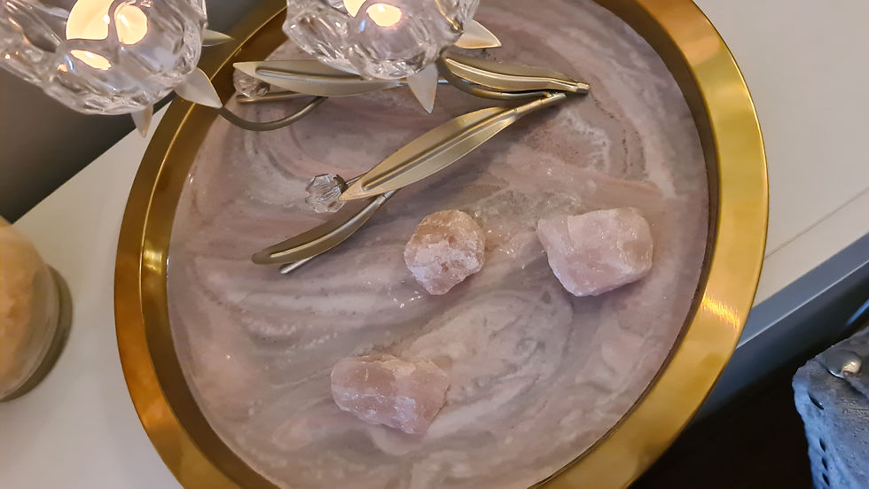 Thumbnail: Gold Resin Tray - Functional Energy Art